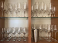 Cupboard 1 ,Varied Styled Glasses With Metal Mixer