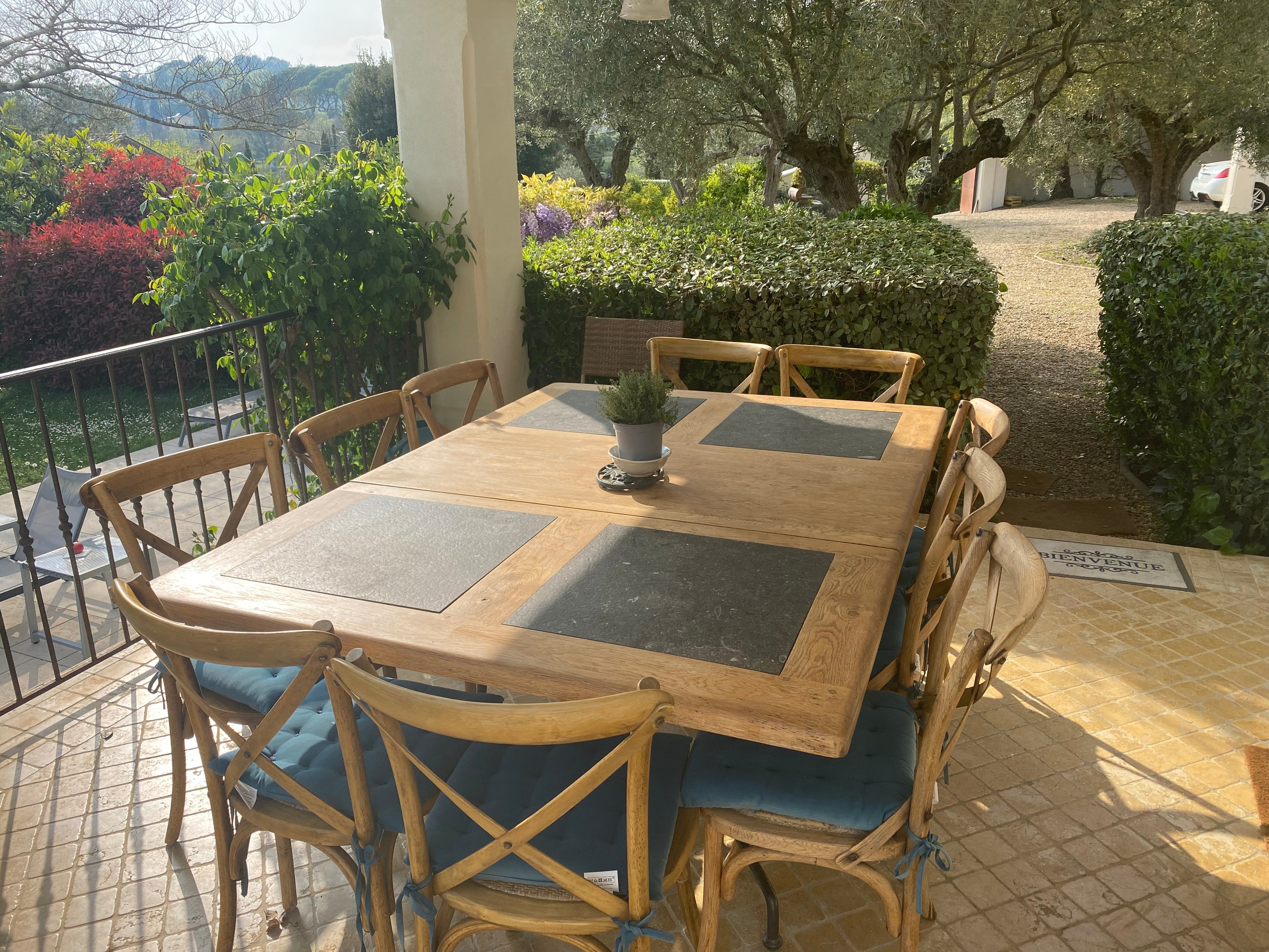 Large outdoor Dining Furniture Set